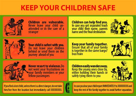 Keep Your Children Safe Poster Save The Childrens Resource Centre