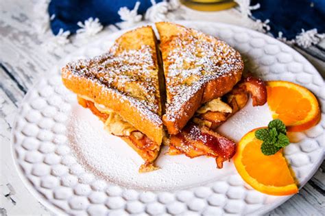 French Toast Breakfast Sandwich Just A Pinch Recipes