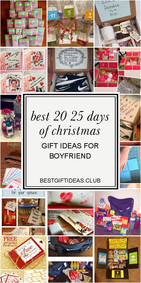 Cheap gifts for men are great when you don't want to break the bank. Best 20 25 Days Of Christmas Gift Ideas for Boyfriend # ...