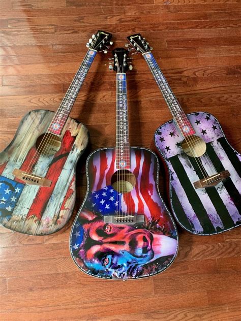 Custom Painted Guitars Axe Heaven Miniature Guitars