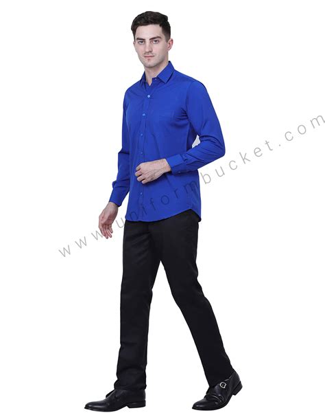Buy Royal Blue Formal Shirt For Men Online Best Prices In India