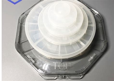 2inch 3inch 4inch Single Round Wafer Horizontal Carrier Container Box