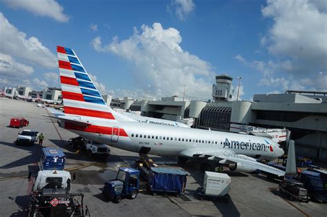 American Airlines B737 At Miami International Airport American Airlines