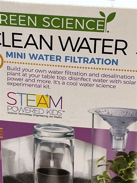 4m Green Scienceclean Water Science Mini Water Filtration Kit