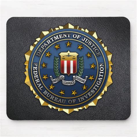 Federal Bureau Of Investigation Mouse Pad Zazzle