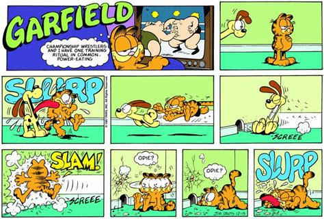 Garfield Daily Comic Strip On December 13th 1987 In 2023 Garfield