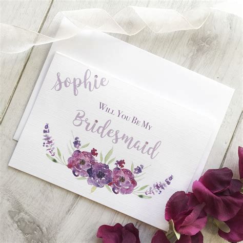 Patterson paper will you be my bridesmaid proposal card, $4, etsy.com. Will You Be My Bridesmaid Card Bridesmaid Proposal Proposal | Etsy | Bridesmaid proposal, Will ...
