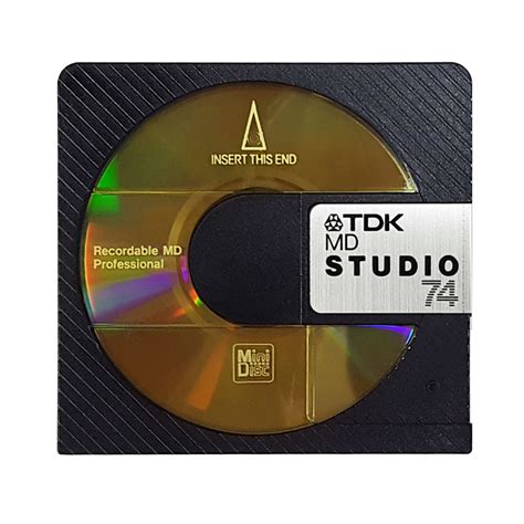 Tdk Studio Professional Minidisc 74 Minutes Retro Style Media