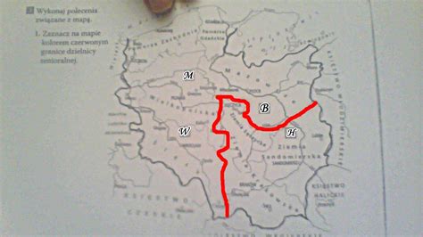 Zaznacz Kolorem Czerwonym Granice Niemiecko Sowiecka - śladami przeszłości zad.3 wykonaj polecenia związane z mapą 1.zaznacz