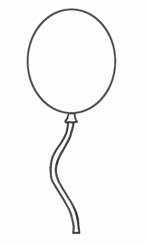 Printable Balloon Coloring Pages