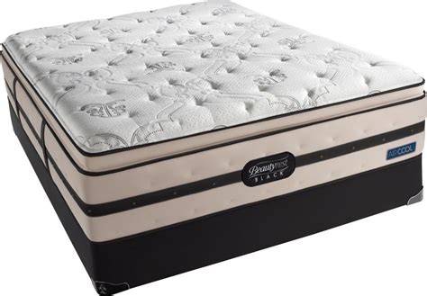 Designed with pocketed coil support system. SIMMONS Beautyrest - Black - Katarina - Plush - Pillow Top ...