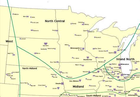 North Central Regional Map