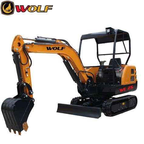 Wolf Ton Hydraulic Digging Machine Mini Excavator Digger With