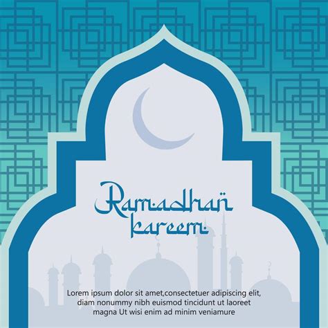 Greeting Of Marhaban Ya Ramadhan With Lettering Ied Mubarak Elegant