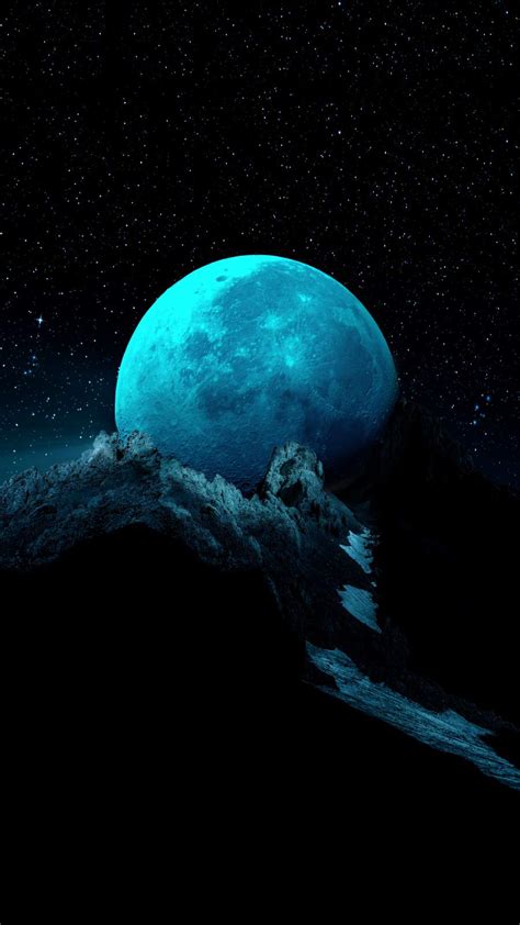 Moon Mountains Iphone Wallpapers Iphone Wallpapers