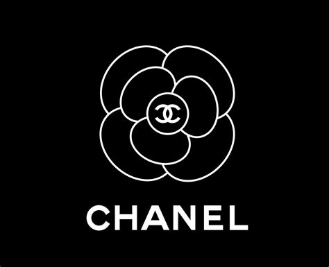 Chanel Symbol Logo Brand Clothes With Name White Design Fashion Vector Illustration With Black