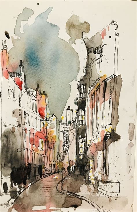 Urban Sketching Watercolours Taunton Based Marketing Professional And Artist Architecture