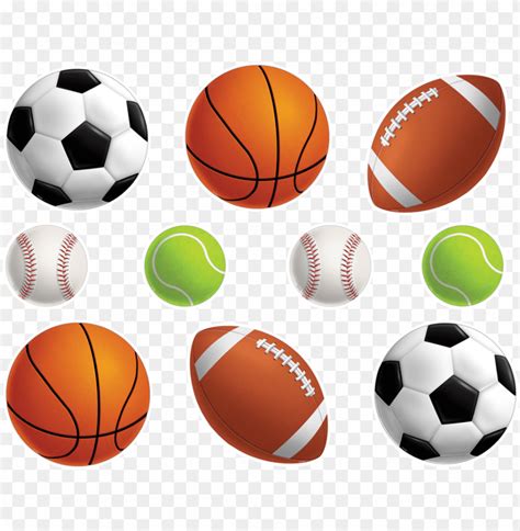 Transparent Stock Sport Ball Clipart Sports Balls With Names Png