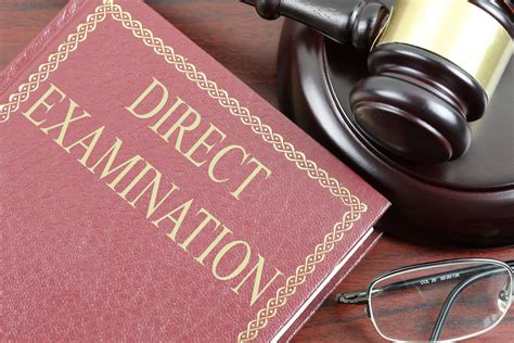Direct Examination Free Of Charge Creative Commons Law Book Image