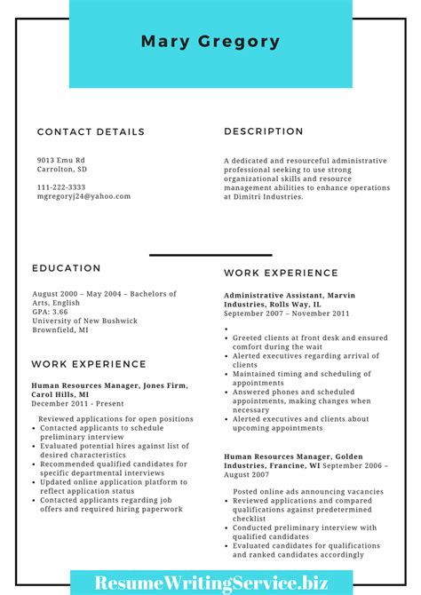 For the heading, enter in your name and the targeted job. ATS Resume Writing Services: Meet All Guidelines