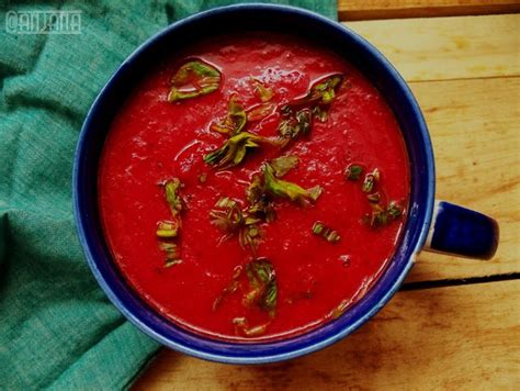 Housewivesdiary Chilled Beetroot Celery And Tomato Soup