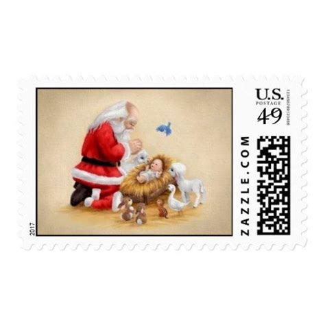 Praying Santa Postage Zazzle Postage Postage Stamps Santa
