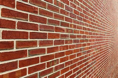 Brick Wall With Diminishing Perspective Stock Image Image Of