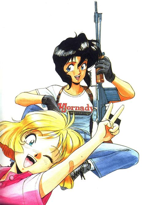 Artwork Rally Vincent And May Hopkins From Gunsmith Cats R Goldenageofanime