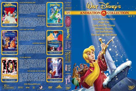 Walt Disneys Classic Animation Collection Set 2 Dvd Covers And Labels