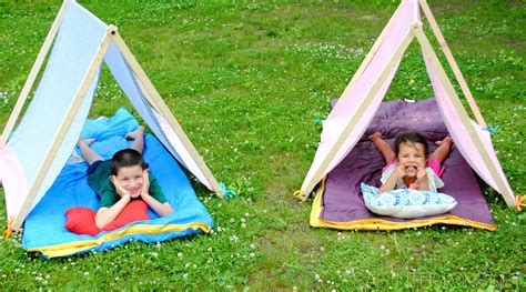 Diy Kids Play Camping Tent Jenna Burger Design Llc