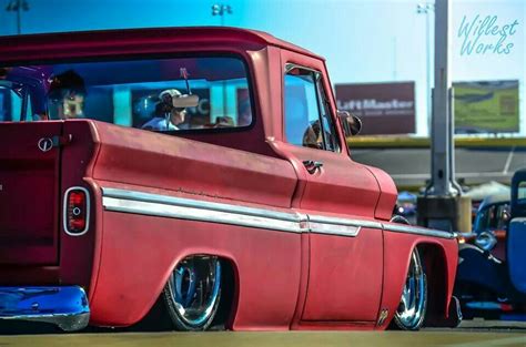 1964 1965 1966 C10 Chev Chevy Chevrolet Slammed Dropped Laid Out Pickup