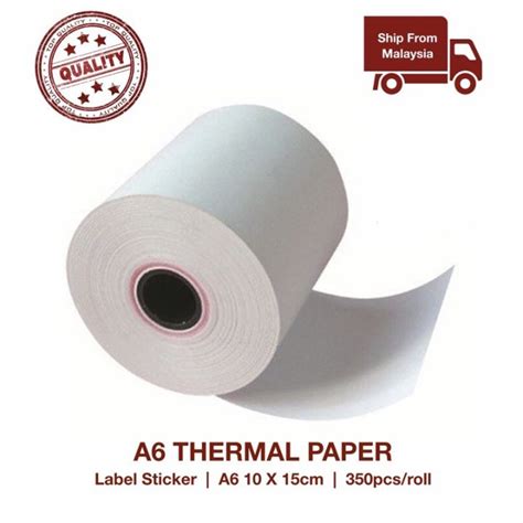 A6 Thermal Paper Label Sticker Shipping Courier Airway Bill