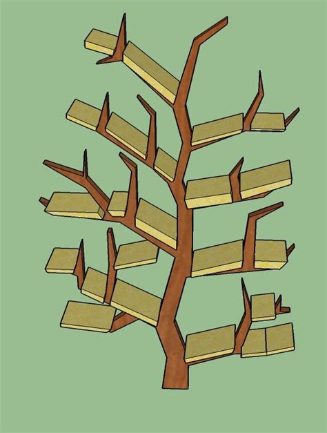 Unser sohn ist seitdem ein großer fan. Baum-Bücherregal selbst bauen? | Baum bücherregal ...