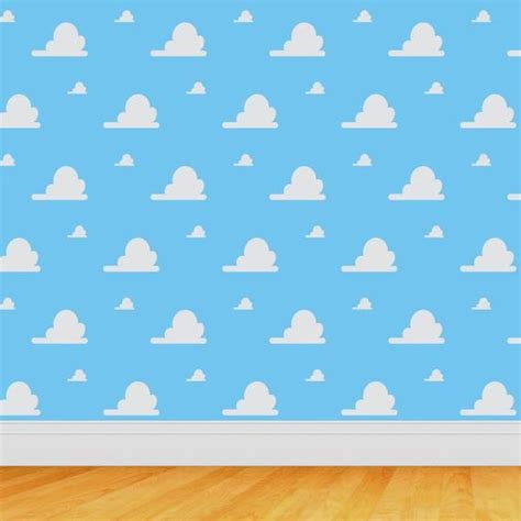 Self Adhesive Wallpaper Removable Wall Mural Toy Story Inspired