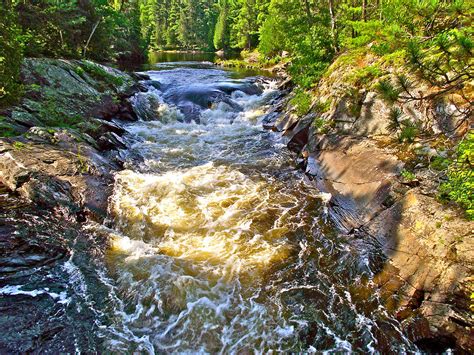 Aux Sables River In Chutes Provincial Park In Masey Ontario Canada