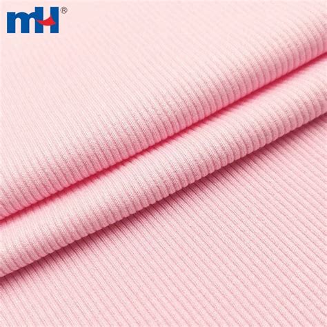 95 Rayon 5 Spandex 2x2 Rib Knit Fabric Material