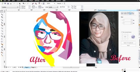 Documents similar to modul belajar wpap ok. tutorial wpap corel draw x4 berhijab - Belajar Tutorial Hijab