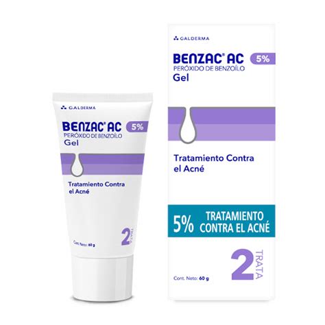 Galderma Benzac Ac Gel 100g Tratamiento Acne Peroxido Benzoilo 5 60gr Galderma