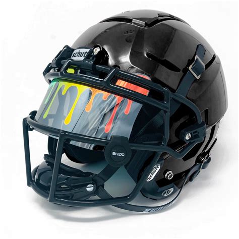 Shoc 10 Drip Football Visor The Helmet Giant