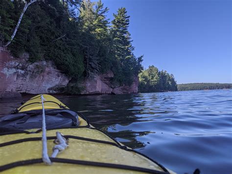 Apostle Islands Wisconsin Sea Kayaking On Lake Superior Roaming Vegans