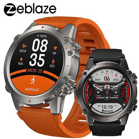 Genuine Zeblaze Vibe 7 Lite 3atm Ip69k Waterproof Smart Watch Military