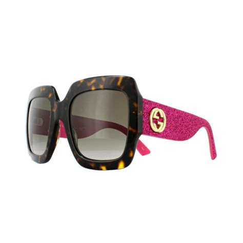 gucci women s sunglasses havana pink gg0102s 003 for sale online ebay