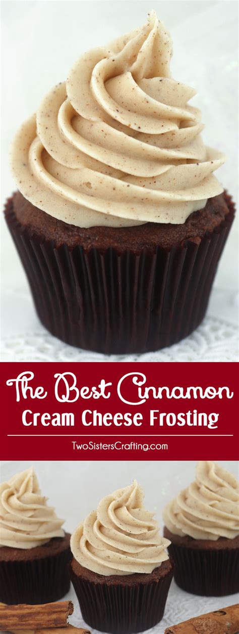 Trust wilton to help you find the best recipe for an easy to make, sweet, creamy and just a little tangy topping for cakes or other treats. The Best Cinnamon Cream Cheese Frosting - Two Sisters