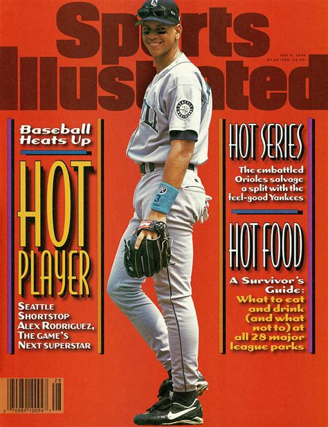 Seattle Mariners Alex Rodriguez Sports Illustrated Cover Photograph