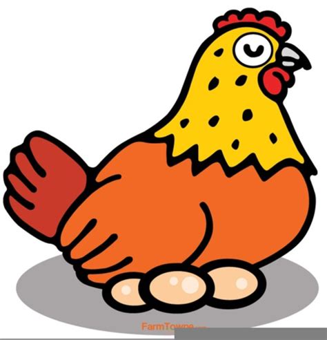 Chicken Laying Egg Clipart Free Images At Clker Com Vector Clip Art