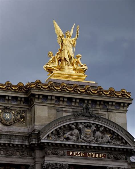 Paris Opera House Exterior Facade On Roof Travel Finds Paris Opera