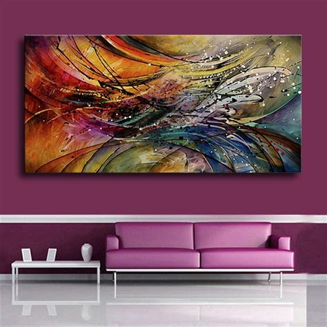 100 Hand Painted Modern Abstract Oil Paintings Geometric Artwork
