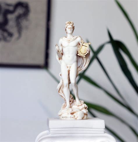 Estatua Del Dios Apolo Antiguo Griego Desnudo Masculino Etsy Espa A