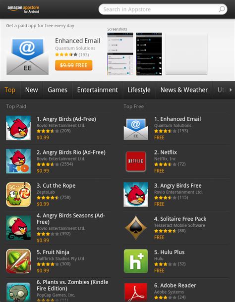 Amazon appstore is an app store created by amazon.com. Download Amazon App Store APK for Android device - Android ...