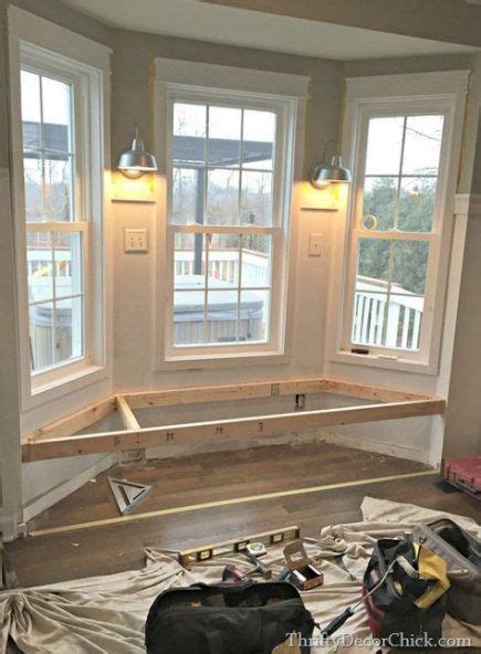 bay window seating living room alcove  super ideas kitchen bay